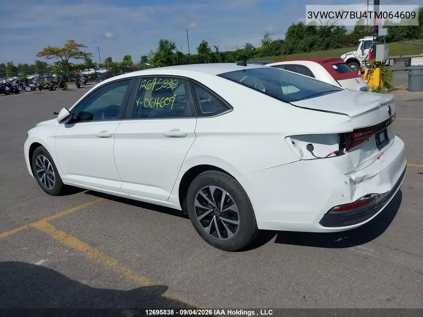 2026 VOLKSWAGEN JETTA VIN 3VWCW7BU4TM064609 — фото 15