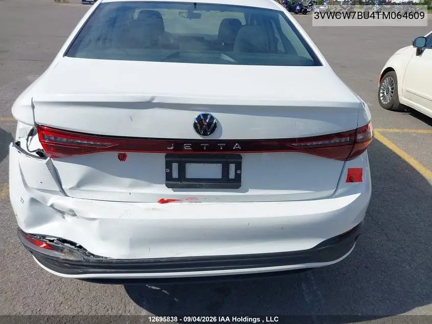 2026 VOLKSWAGEN JETTA VIN 3VWCW7BU4TM064609 — фото 6