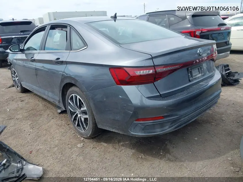 2026 VOLKSWAGEN JETTA VIN 3VWEW7BU9TM066106 — фото 3
