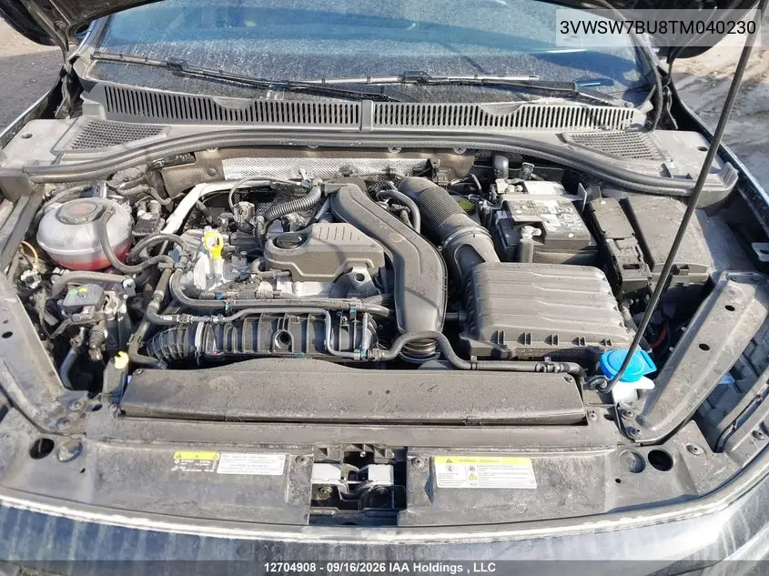 2026 VOLKSWAGEN JETTA VIN 3VWSW7BU8TM040230 — фото 10