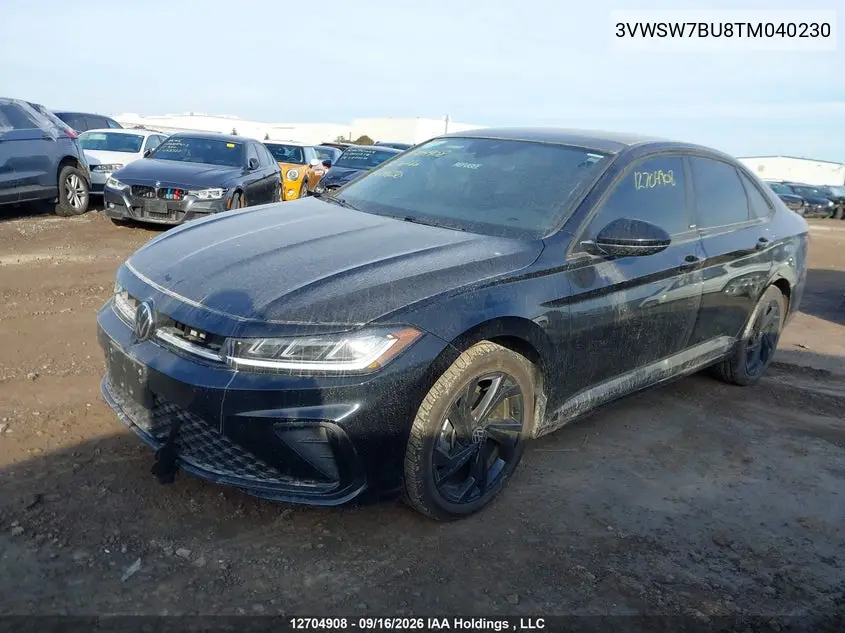 2026 VOLKSWAGEN JETTA VIN 3VWSW7BU8TM040230 — фото 2