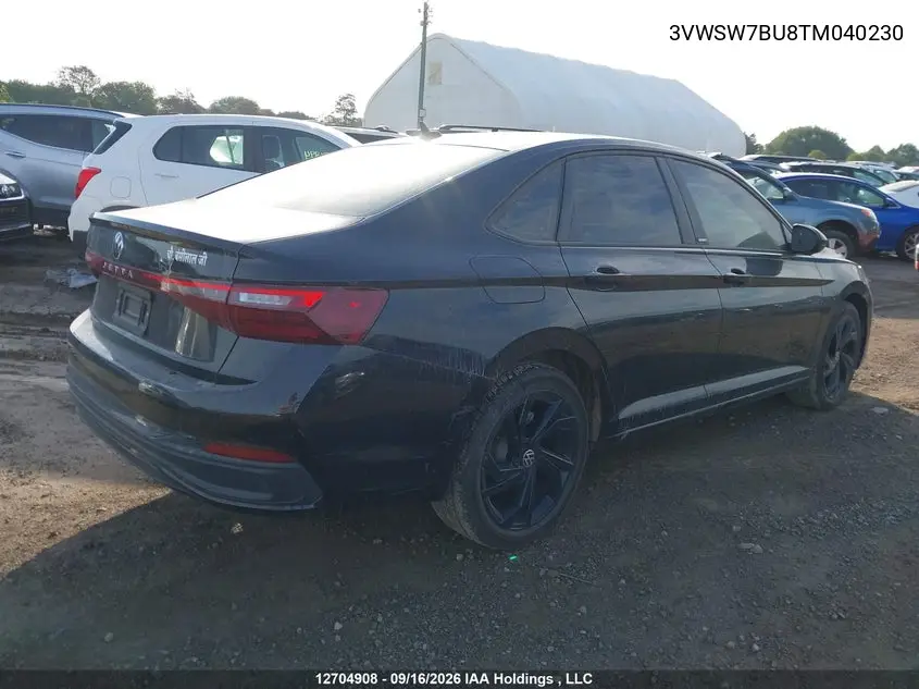2026 VOLKSWAGEN JETTA VIN 3VWSW7BU8TM040230 — фото 4
