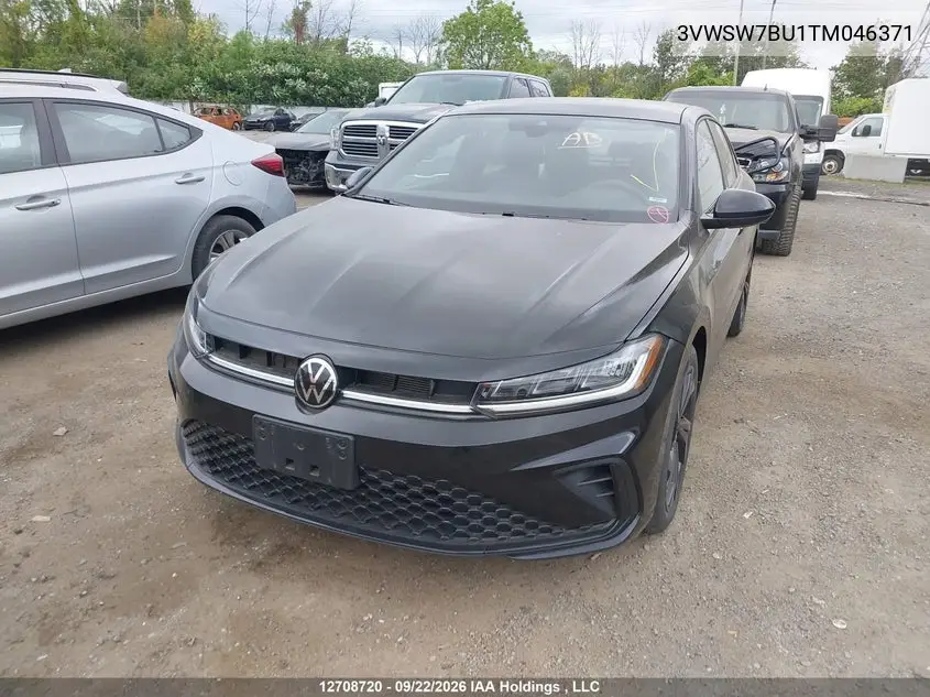 2026 VOLKSWAGEN JETTA VIN 3VWSW7BU1TM046371 — фото 2