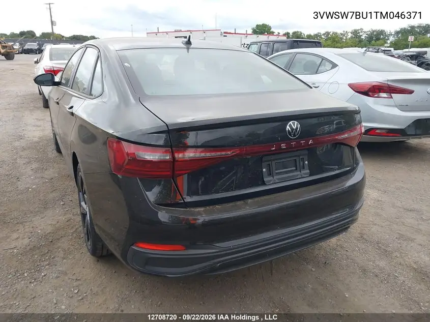 2026 VOLKSWAGEN JETTA VIN 3VWSW7BU1TM046371 — фото 3