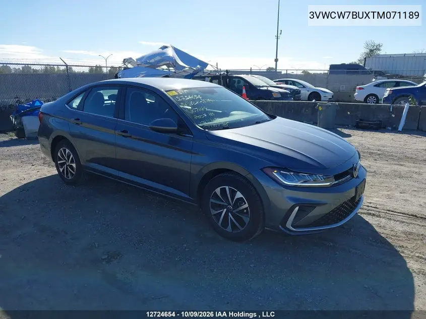 VOLKSWAGEN JETTA 2026, VIN 3VWCW7BUXTM071189