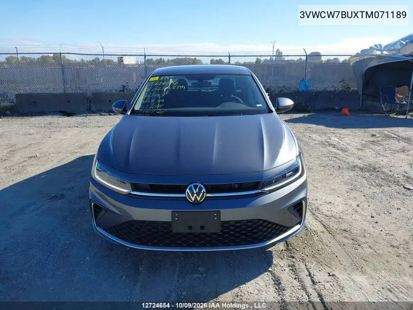 2026 VOLKSWAGEN JETTA VIN 3VWCW7BUXTM071189 — фото 12
