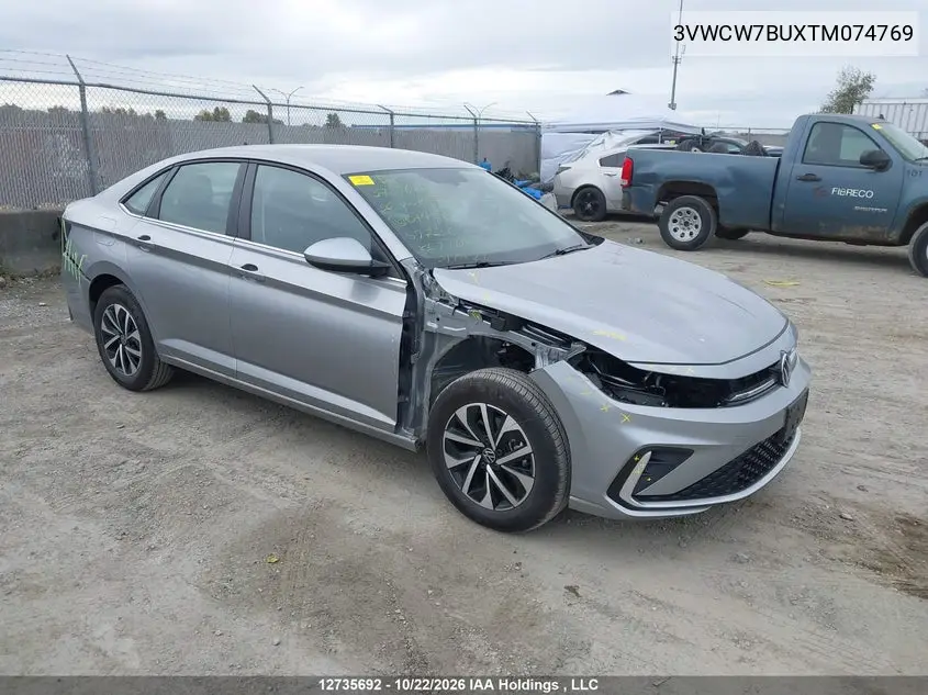 VOLKSWAGEN JETTA 2026, VIN 3VWCW7BUXTM074769