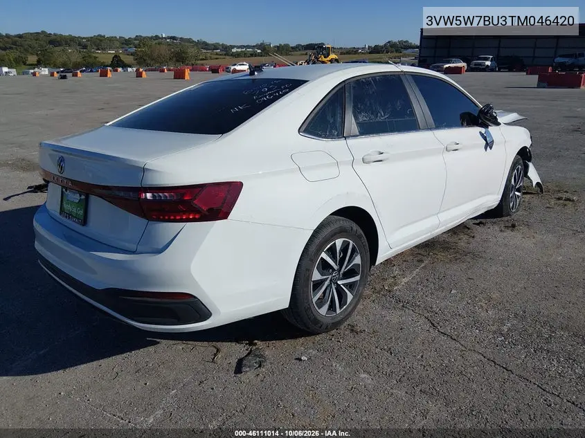 2026 VOLKSWAGEN JETTA VIN 3VW5W7BU3TM046420 — фото 4