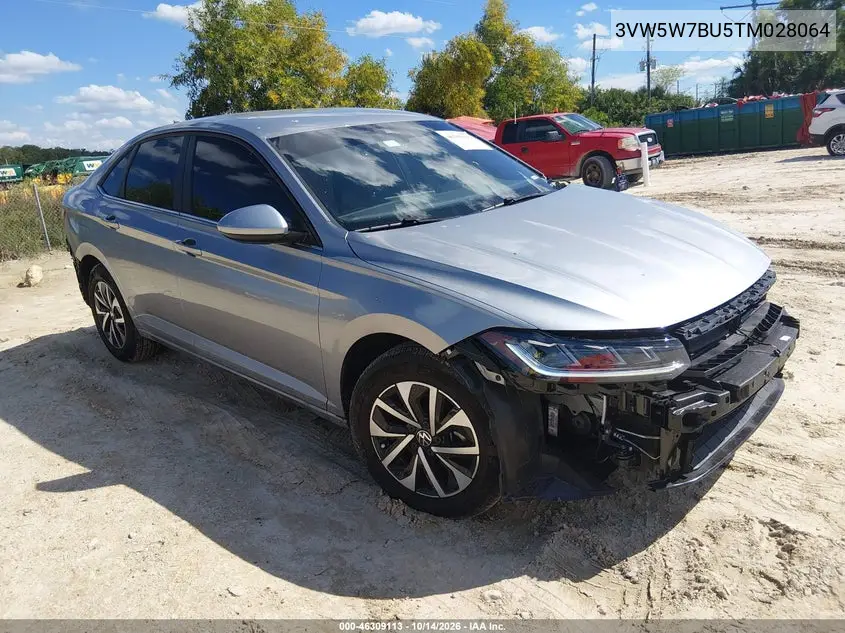 VOLKSWAGEN JETTA 2026, VIN 3VW5W7BU5TM028064