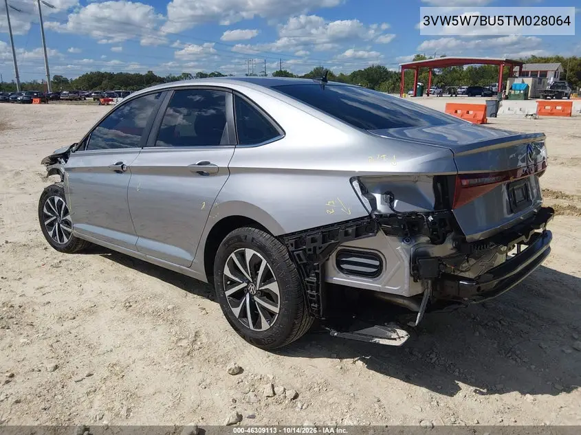 2026 VOLKSWAGEN JETTA VIN 3VW5W7BU5TM028064 — фото 3