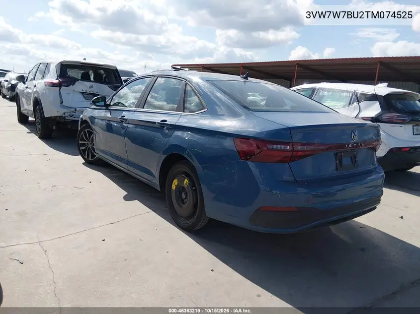 2026 VOLKSWAGEN JETTA VIN 3VW7W7BU2TM074525 — фото 3