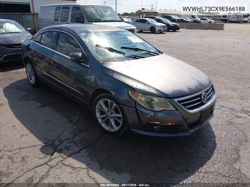 VOLKSWAGEN PASSAT CC 2009, VIN WVWHL73CX9E566188