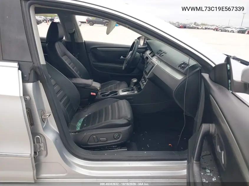 2009 VOLKSWAGEN PASSAT CC VIN WVWML73C19E567339 — фото 5
