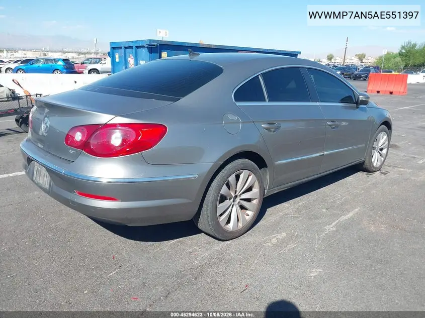 2010 VOLKSWAGEN PASSAT CC VIN WVWMP7AN5AE551397 — фото 4