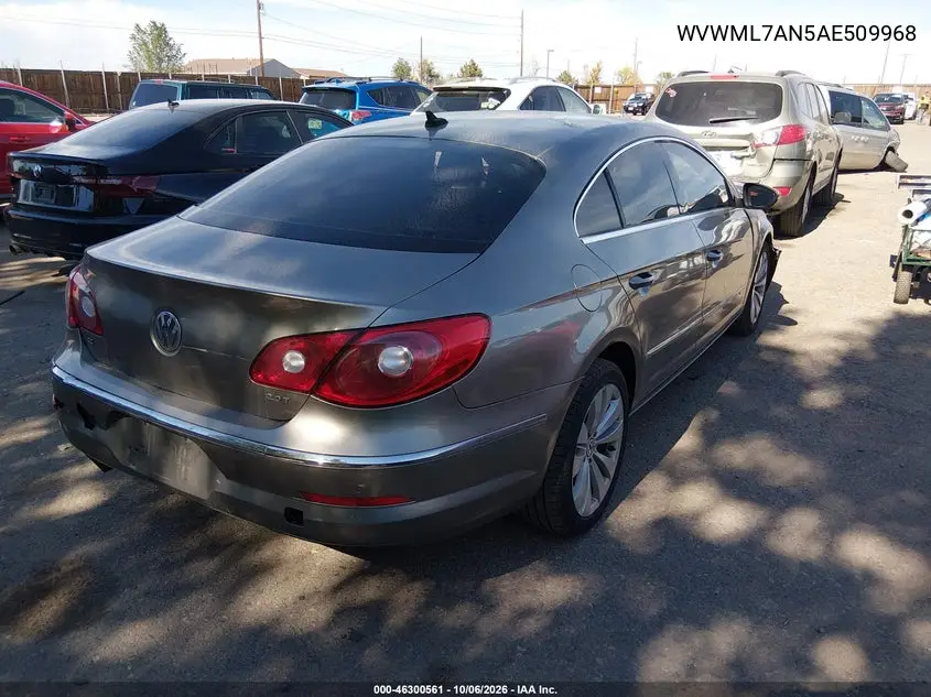 2010 VOLKSWAGEN PASSAT CC VIN WVWML7AN5AE509968 — фото 4