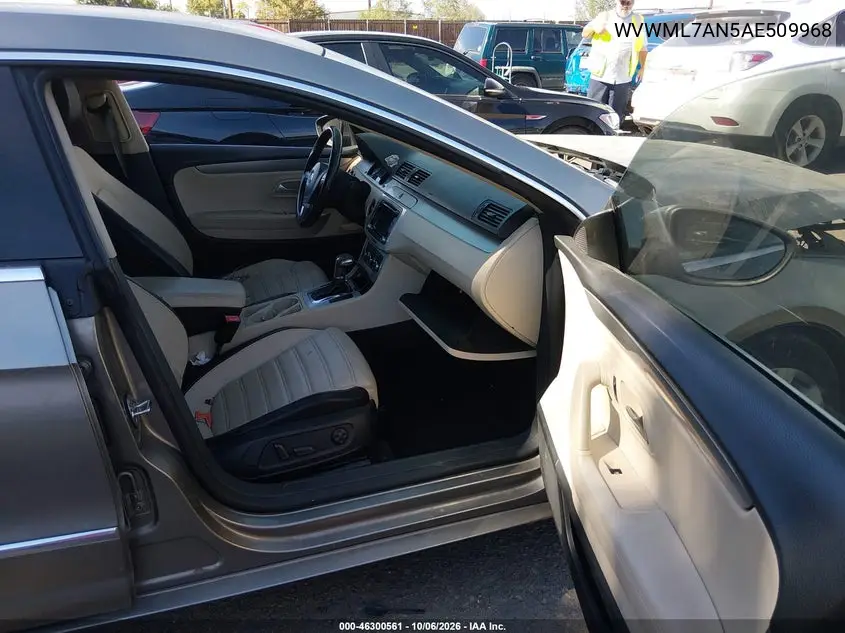 2010 VOLKSWAGEN PASSAT CC VIN WVWML7AN5AE509968 — фото 5
