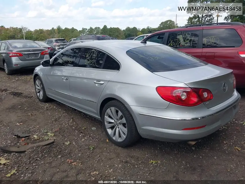 2010 VOLKSWAGEN PASSAT CC VIN WVWMP7AN6AE548458 — фото 3