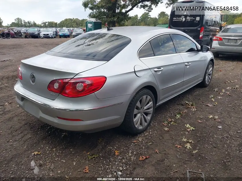2010 VOLKSWAGEN PASSAT CC VIN WVWMP7AN6AE548458 — фото 4