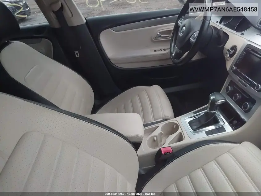 2010 VOLKSWAGEN PASSAT CC VIN WVWMP7AN6AE548458 — фото 5