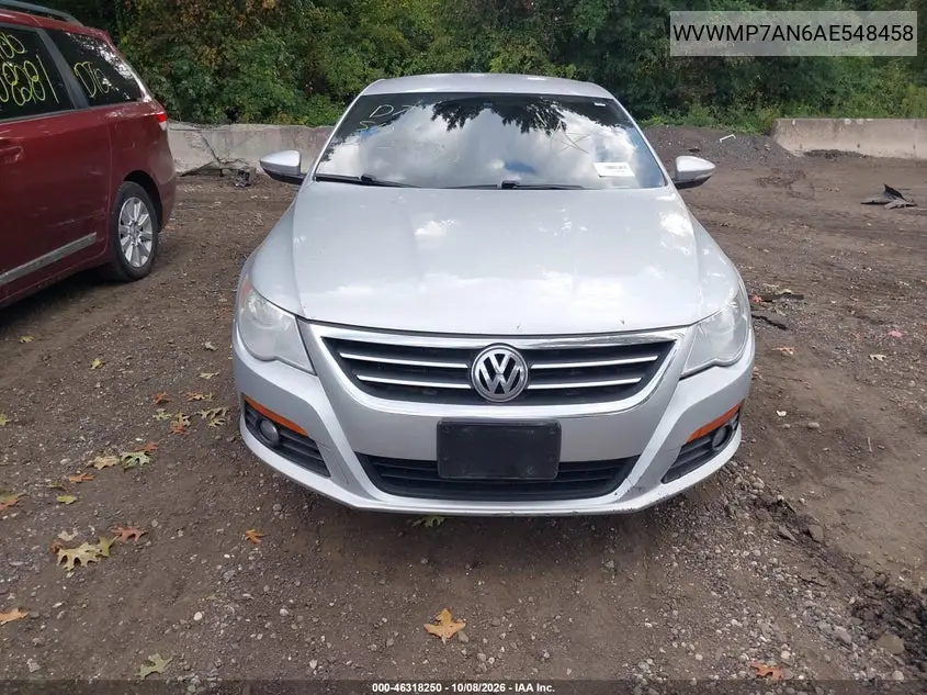 2010 VOLKSWAGEN PASSAT CC VIN WVWMP7AN6AE548458 — фото 6