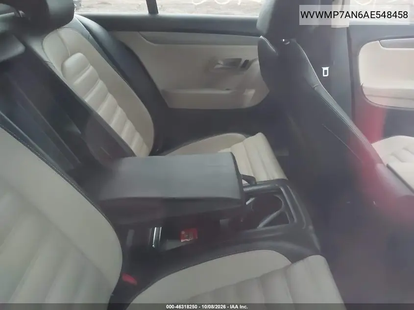 2010 VOLKSWAGEN PASSAT CC VIN WVWMP7AN6AE548458 — фото 8
