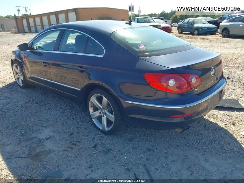 2012 VOLKSWAGEN PASSAT CC VIN WVWHN7AN9CE509096 — фото 3