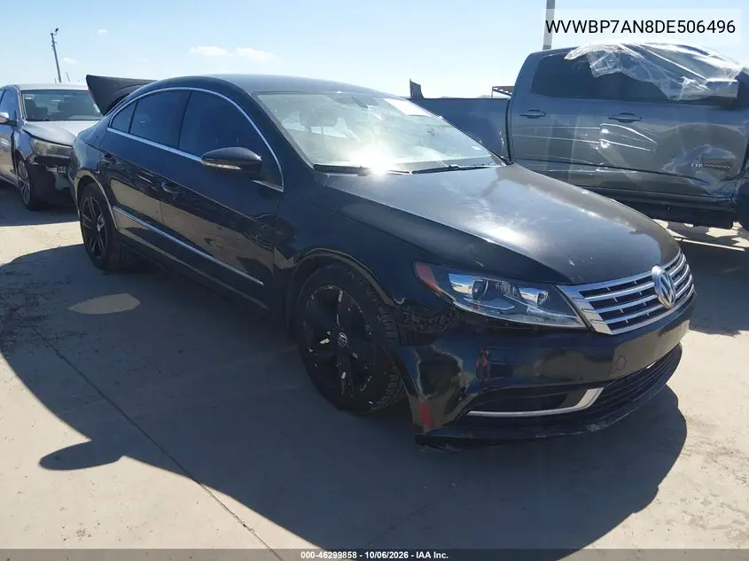 VOLKSWAGEN PASSAT CC 2013, VIN WVWBP7AN8DE506496