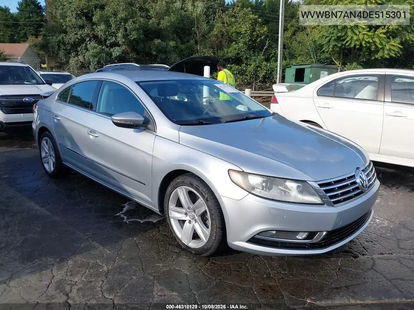 VOLKSWAGEN PASSAT CC 2013, VIN WVWBN7AN4DE515301