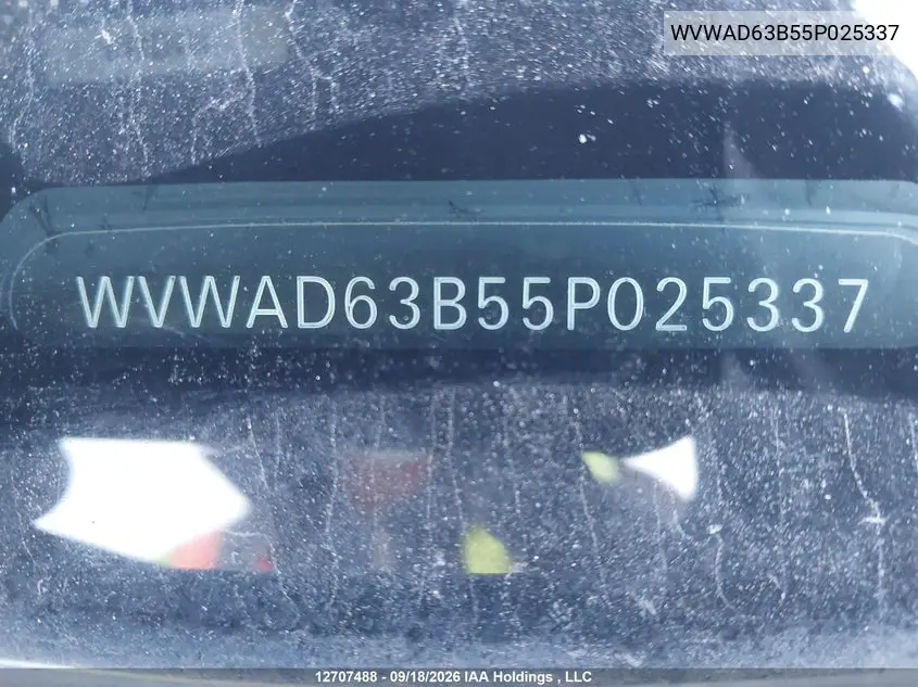 2005 VOLKSWAGEN PASSAT VIN WVWAD63B55P025337 — фото 18