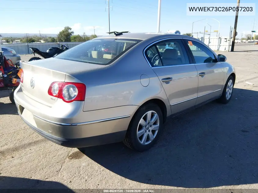 2006 VOLKSWAGEN PASSAT VIN WVWEK73C26P057203 — фото 4