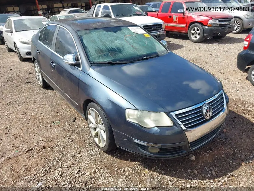 VOLKSWAGEN PASSAT 2007, VIN WVWDU93C17P079583