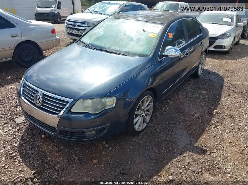 2007 VOLKSWAGEN PASSAT VIN WVWDU93C17P079583 — фото 2