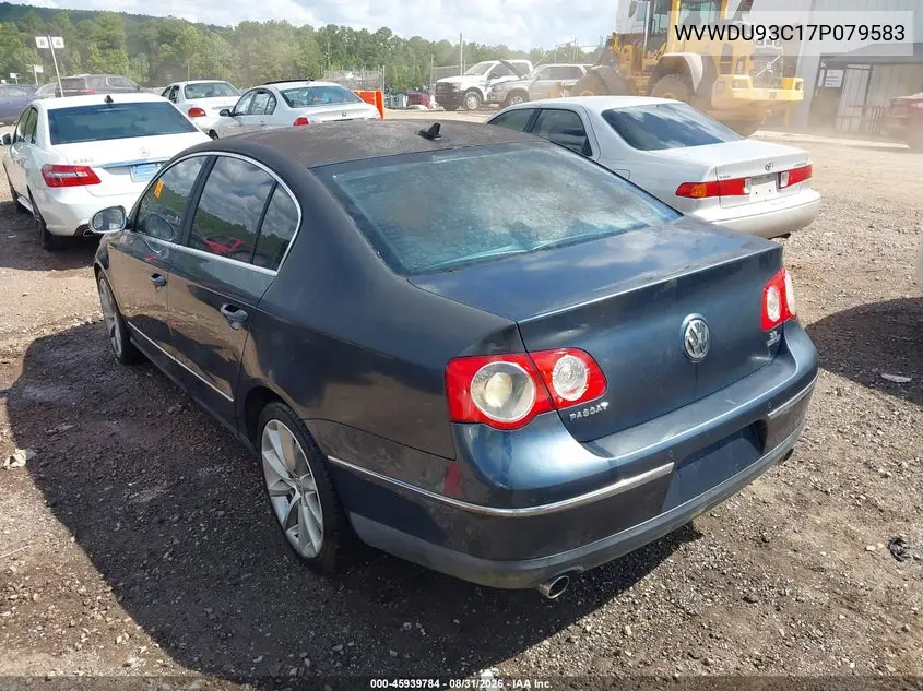 2007 VOLKSWAGEN PASSAT VIN WVWDU93C17P079583 — фото 3