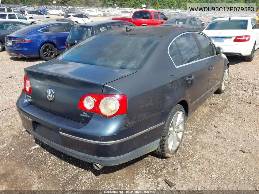 2007 VOLKSWAGEN PASSAT VIN WVWDU93C17P079583 — фото 4