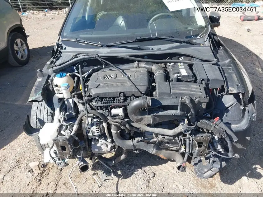2014 VOLKSWAGEN PASSAT VIN 1VWCT7A35EC034461 — фото 10