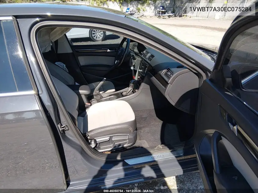 2014 VOLKSWAGEN PASSAT VIN 1VWBT7A30EC075284 — фото 5
