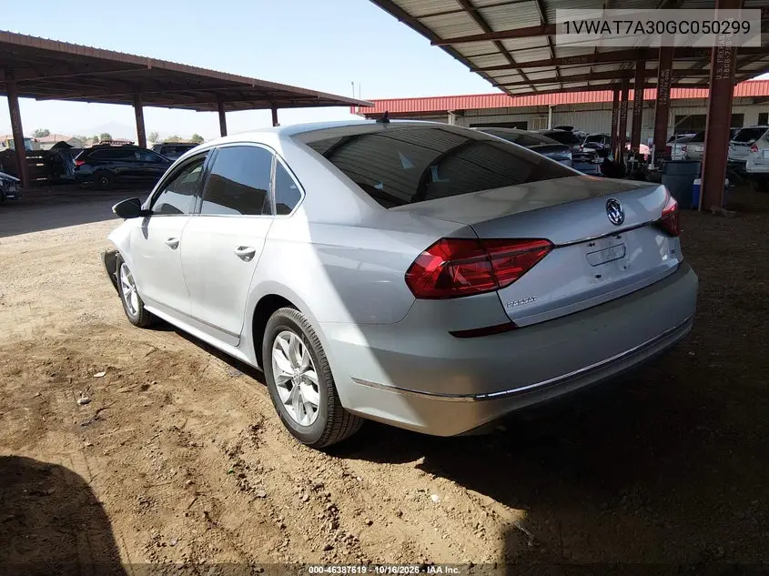 2016 VOLKSWAGEN PASSAT VIN 1VWAT7A30GC050299 — фото 3