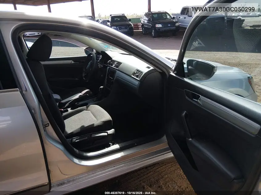 2016 VOLKSWAGEN PASSAT VIN 1VWAT7A30GC050299 — фото 5