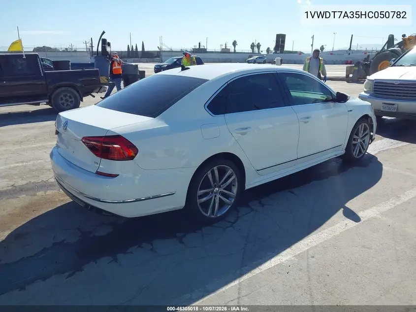 2017 VOLKSWAGEN PASSAT VIN 1VWDT7A35HC050782 — фото 4