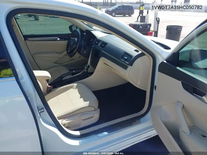 2017 VOLKSWAGEN PASSAT VIN 1VWDT7A35HC050782 — фото 5