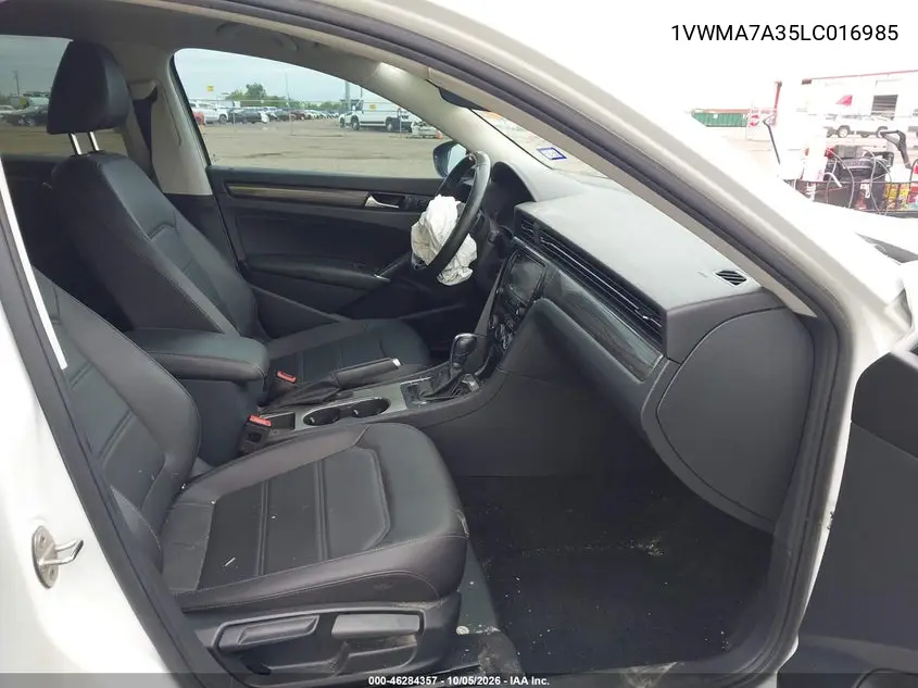 2020 VOLKSWAGEN PASSAT VIN 1VWMA7A35LC016985 — фото 5
