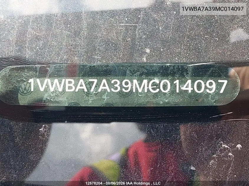 2021 VOLKSWAGEN PASSAT VIN 1VWBA7A39MC014097 — фото 23