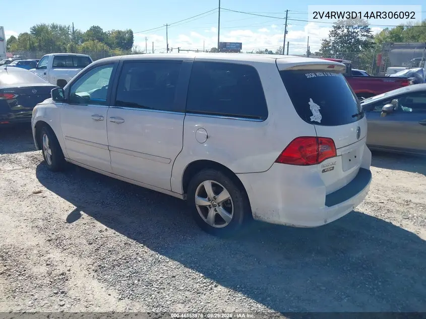2010 VOLKSWAGEN ROUTAN VIN 2V4RW3D14AR306092 — фото 3
