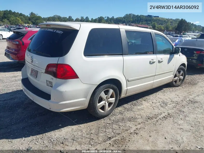 2010 VOLKSWAGEN ROUTAN VIN 2V4RW3D14AR306092 — фото 4