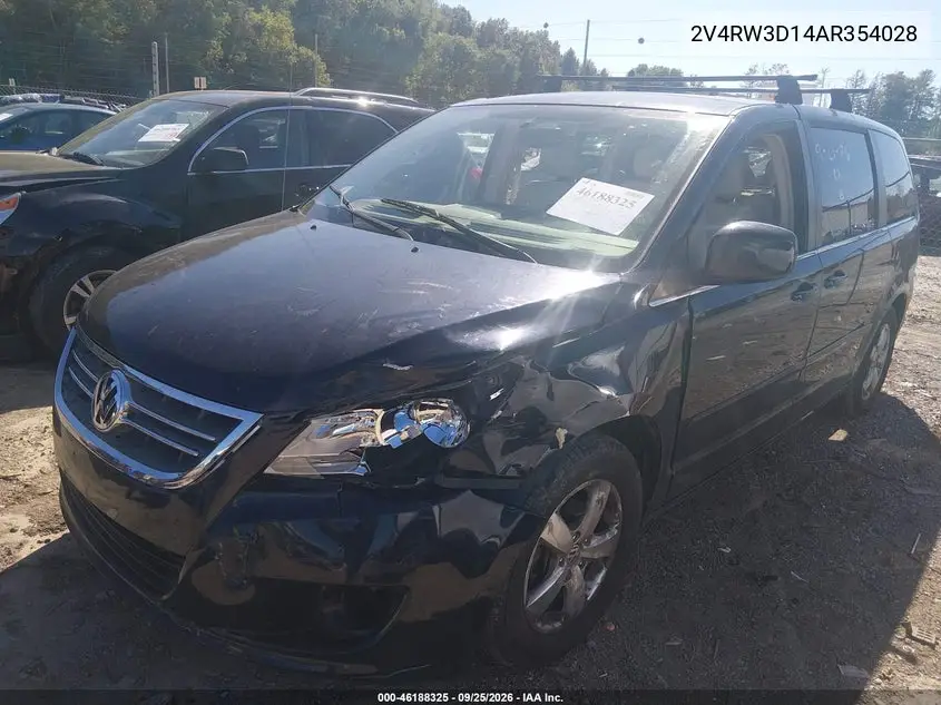 2010 VOLKSWAGEN ROUTAN VIN 2V4RW3D14AR354028 — фото 2