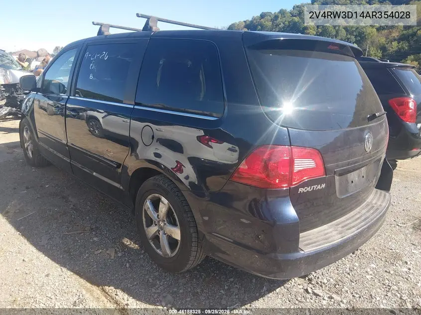 2010 VOLKSWAGEN ROUTAN VIN 2V4RW3D14AR354028 — фото 3