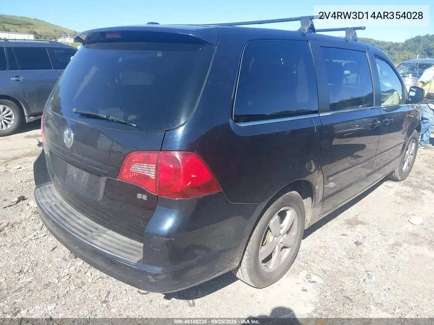 2010 VOLKSWAGEN ROUTAN VIN 2V4RW3D14AR354028 — фото 4