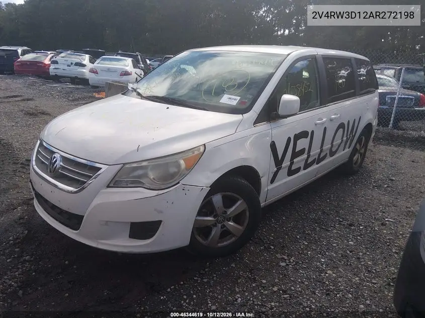 2010 VOLKSWAGEN ROUTAN VIN 2V4RW3D12AR272198 — фото 2
