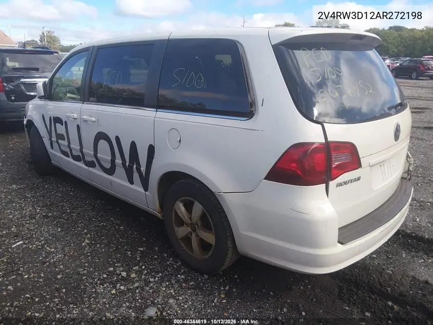 2010 VOLKSWAGEN ROUTAN VIN 2V4RW3D12AR272198 — фото 3