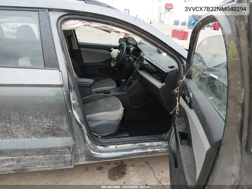2022 VOLKSWAGEN TAOS VIN 3VVCX7B22NM040294 — фото 5